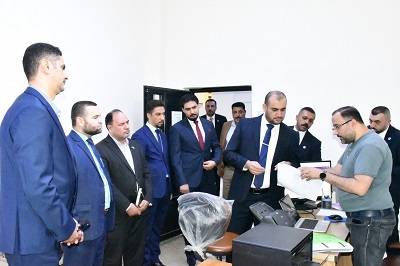 زيارة وفد من مجلس الخدمة الاتحادي إلى جامعة الأنبار
